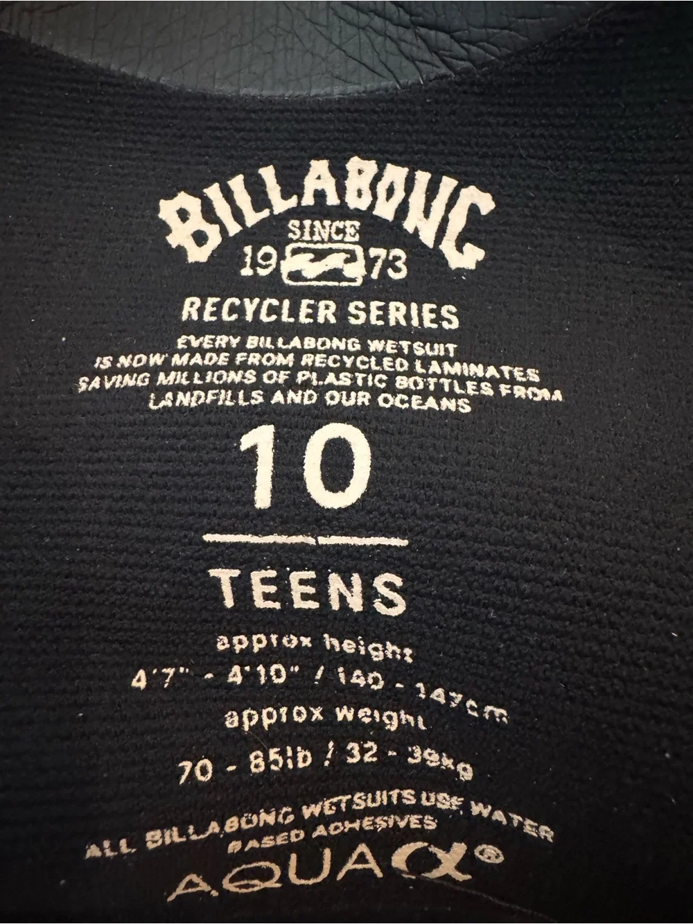 Billabong Girls 4/3 Wetsuit with Yellow Peach Tropical - excellent condition